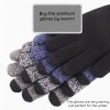 Iwarm Gloves ST0018 prémiová vlna s protišmykovými detailmi veľkosť 23 cm čierna