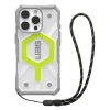 UAG Pathfinder Clear Magsafe iPhone 16 Pro s aktívnym neónovým pútkom