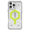 UAG Pathfinder Clear MagSafe pre iPhone 16 Pro Max s aktívnym neónovým pútkom
