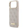 Guess Hardcase 4G Logo Plate MagSafe iPhone 17 Pro Max ružová