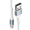 3mk dátový kábel Hyper N-Series USB to Lightning 12W 5V2.4A 2m biely