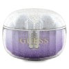 Guess - Bezdrôtové slúchadlá Glitter Purple Gradient s dokovacou stanicou