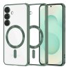 Techsuit Luxury Crystal MagSafe pre Samsung Galaxy S25 Plus tmavozelená