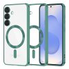Techsuit Luxury Crystal MagSafe pre Samsung Galaxy S25 svetlozelená