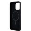 Karl Lagerfeld Silicone MagSafe iPhone 15 Pro Max Choupette Head ružová