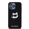 Karl Lagerfeld Silicone MagSafe iPhone 15 Pro Max Choupette Head ružová