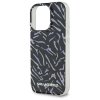 Karl Lagerfeld Hardcase iPhone 16 Pro Max fialová zebra so šnúrkou