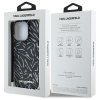 Karl Lagerfeld Hardcase iPhone 16 Pro Max fialová zebra so šnúrkou
