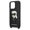 Karl Lagerfeld Hardcase Monogram iPhone 14 Pro Ikonik Patch čierna