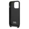 Karl Lagerfeld Hardcase Monogram iPhone 14 Pro Ikonik Patch čierna
