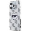 Karl Lagerfeld IML Luxury iPhone 15 Pro Max priehľadný Choupette Head&Monogram