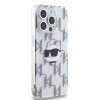 Karl Lagerfeld IML Luxury iPhone 15 Pro priehľadný Choupette Head&Monogram