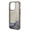 Karl Lagerfeld Hardcase Liquid Glitter iPhone 14 Pro Max ružovo-zlatý