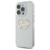 Guess Hardcase IML Heart iPhone 16 Pro priehľadný
