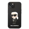 Karl Lagerfeld Silicone puzdro iPhone 14 Plus čierne Ikonik