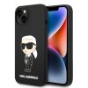 Karl Lagerfeld Silicone puzdro iPhone 14 Plus čierne Ikonik