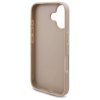 Guess Hardcase 4G Triangle Metal Logo iPhone 16 Biely