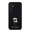 Karl Lagerfeld Silicone Samsung Galaxy S23 FE Ikonik Metal Pin ružová
