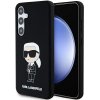 Karl Lagerfeld Silicone puzdro Samsung Galaxy S24 Ikonik čierne