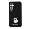 Karl Lagerfeld silikónové puzdro Samsung Galaxy S24 Plus Choupette ružové
