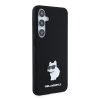 Karl Lagerfeld silikónové puzdro Samsung Galaxy S24 Plus Choupette ružové