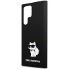 Karl Lagerfeld Silicone puzdro Samsung Galaxy S24 Ultra Choupette čierne