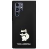 Karl Lagerfeld Silicone puzdro Samsung Galaxy S24 Ultra Choupette čierne
