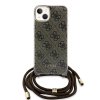 Guess Crossbody Cord 4G Print GUHCP15SHC4SEW iPhone 15 hnedá