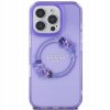 Guess IML Flowers Wreath MagSafe GUHMP16LHFWFCU iPhone 16 Pro fialová