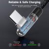 Lito Dátový kábel LD13L USB na Lightning rýchle nabíjanie 2.4A 1m čierny
