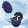 Techsuit silikónové puzdro pre Huawei FreeBuds 5 hladké ultratenké čierne