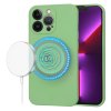 Techsuit SoftFlex MagSafe pre iPhone 13 Pro v mätovo zelenej