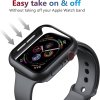 Techsuit Defense360 Pro pre Apple Watch 4 5 6 SE (44mm) čierna