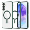 Techsuit Luxury Crystal MagSafe pre Samsung Galaxy A55 5G tmavozelená