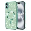 Techsuit Luxury Glitter MagSafe pre iPhone 16 svetlozelená
