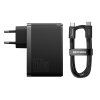 Baseus Wall Charger GaN5 Pro Digital 240W čierna s káblom