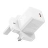 Baseus Wall Charger GaN5 UK rýchlonabíjačka Type-C 30W biela