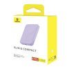 Baseus Power Bank Mini Air 6000mAh MagSafe 20W fialová