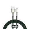 Baseus Cafule Metal CALJK-A06 Lightning kábel 1m 2.4A Green