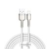 Baseus Cafule Metal CALJK-B02 USB Lightning 2.4A 2m White