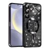 Techsuit Luxusný Trblietavý MagSafe Samsung Galaxy S24 Plus Čierny