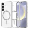 Techsuit Krystal MagSafe Samsung Galaxy S24 Plus Strieborný