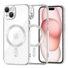 Techsuit Luxusný Krištáľový MagSafe iPhone 15 Strieborný