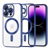 Techsuit Luxusný Krištáľový MagSafe iPhone 14 Pro Max Tmavomodrý