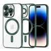 Techsuit Luxusný Krištáľ MagSafe iPhone 14 Pro Tmavozelená