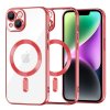 Techsuit Luxusný Kryštálový MagSafe iPhone 14 Červený