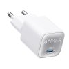 Anker Nano 3 GaN Rýchlonabíjačka Typ C 30W Biela