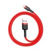 Baseus Kábel Cafule USB na Lightning 0.5m Červený