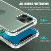 Techsuit Nárazuvzdorný Priehľadný Silikón iPhone 13 Pro Max Clear