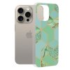 Techsuit Mramorová séria iPhone 15 Pro Max Zelený Hex